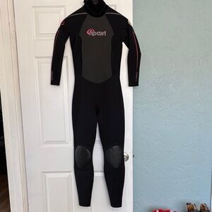 Rip Curl Black and Gray Full-Length Wetsuit